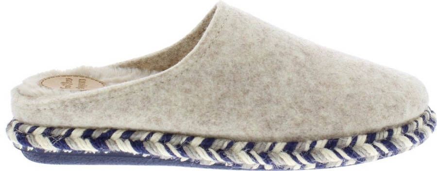 Toni Pons MIRI-FP wolvilt ecru pantoffels unisex (S) (MIRI-FP cru)