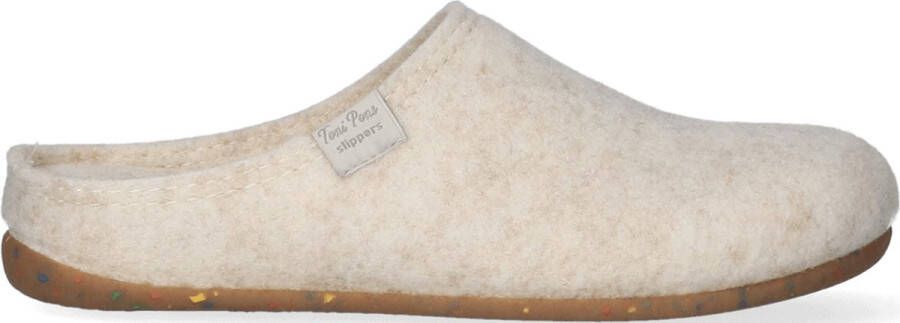 Toni Pons Mona FR Dames Pantoffels Cru | Beige | Gerecyclede PET flessen