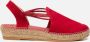 Toni Pons Nuria Dames Espadrilles Red - Thumbnail 1