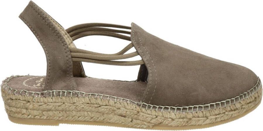 Toni Pons Nuria Espadrilles Taupe Dames Espadrilles