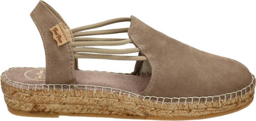 Toni Pons Nuria Espadrilles Taupe Dames Espadrilles