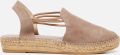 Toni Pons Nuria Espadrilles Taupe Dames - Bruin