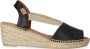 Toni Pons Teide-P Dames Espadrilles Negre - Thumbnail 1
