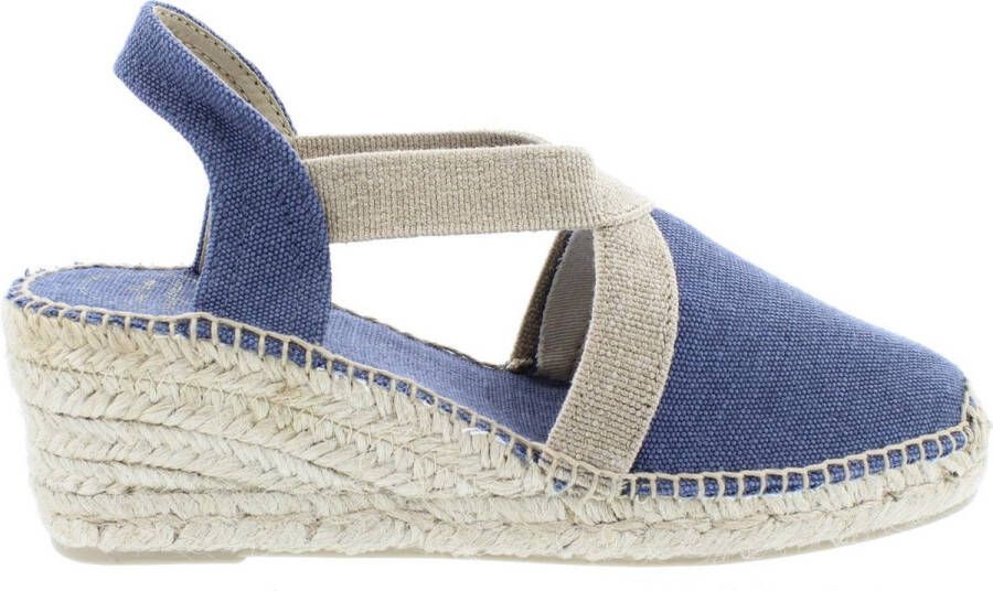 Toni Pons Terra V Dames Espadrilles Mari Vintage | Blauw | Canvas