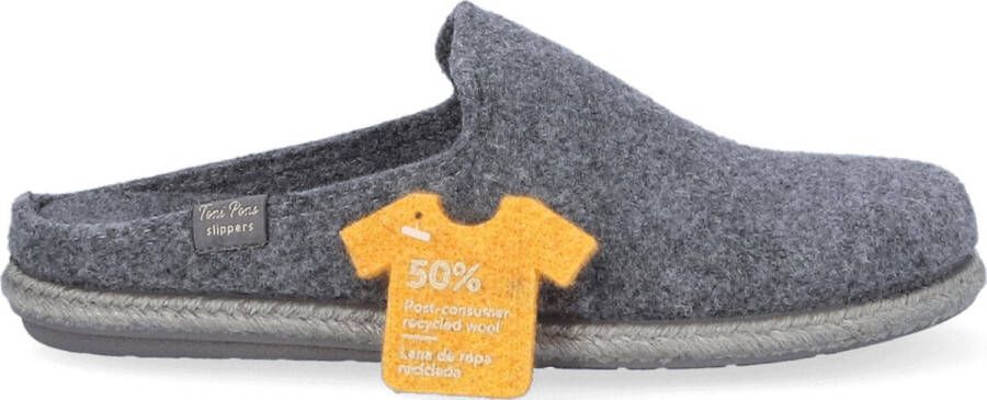 Toni Pons Tomas-RW Heren Pantoffels Gris