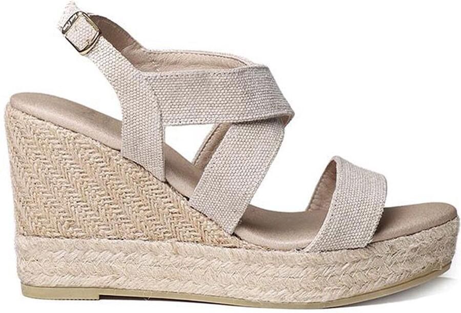 Toni Pons Afra Nu Naturel- sleehak sandaal- pump sleehak - Foto 3