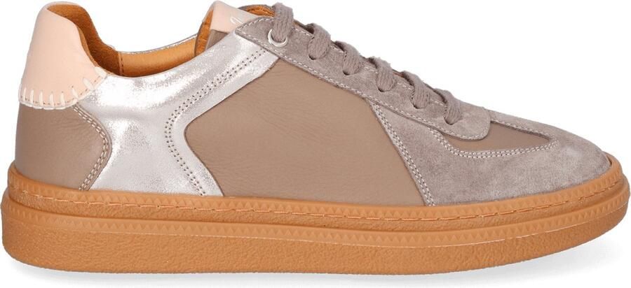 Toni Pons Aurea Dames Sneakers Leer Taupe