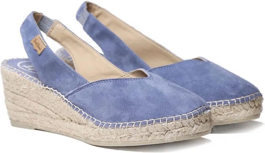 Toni Pons Betty-a Wedge Espadrilles Blauw Vrouw