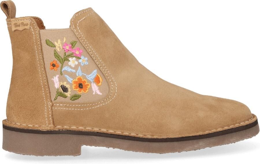 Toni Pons Bisbal Dames Chelsea Boots Suede Beige