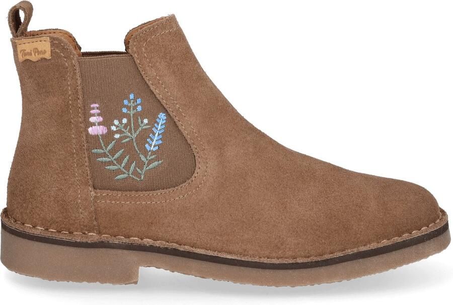 Toni Pons Bisbal Dames Chelsea Boots Suede Taupe