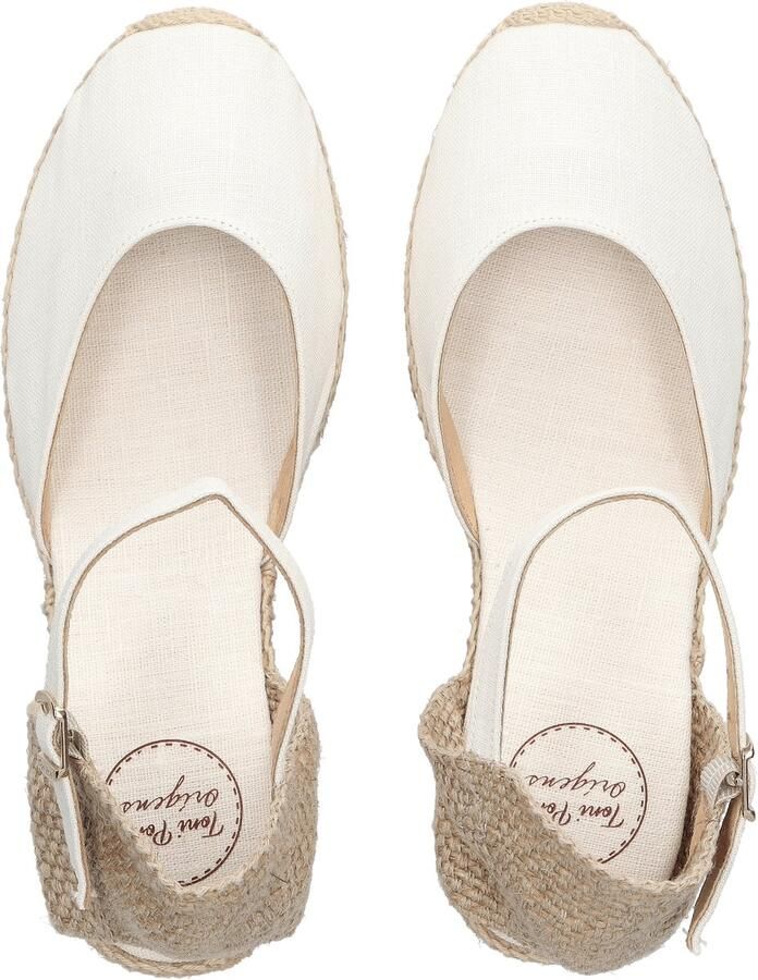 Toni Pons Caldes Dames Espadrilles Blanc Wit Linnen CALDESblanc - Foto 3