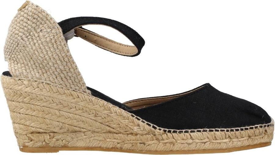 Toni Pons Caldes Wedge Espadrilles Zwart Vrouw