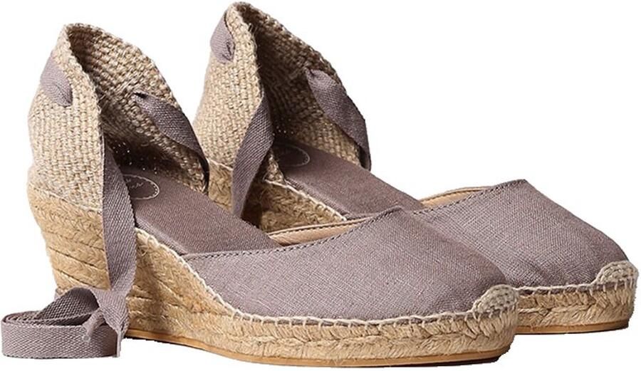 Toni Pons Calonge Wedge Espadrilles Grijs Vrouw