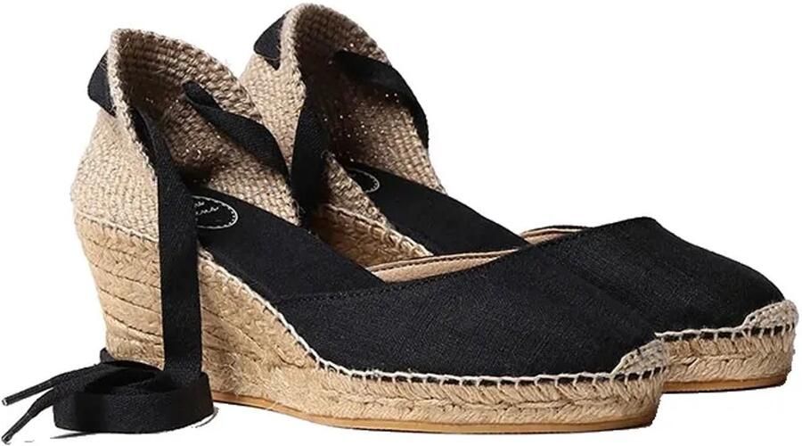Toni Pons Calonge Wedge Espadrilles Zwart Vrouw