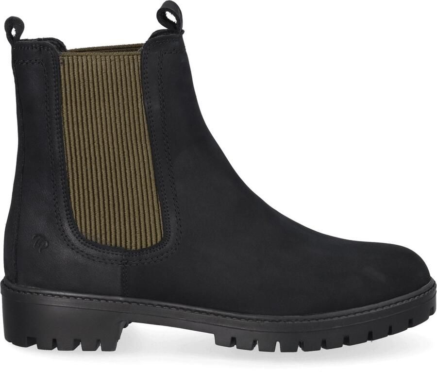 Toni Pons Carla-NC Dames Chelsea Boots Leer Negre