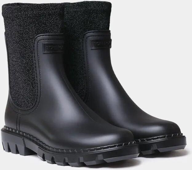 Toni Pons Chelsea regenlaarzen voor dames met glinsterend elastiek Coventry