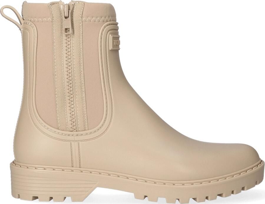 Toni Pons Clais Dames Regenboots Beige Rubber CLAISbeige