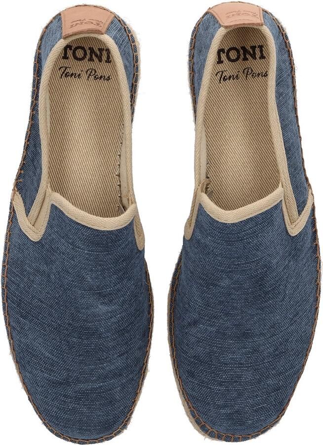 Toni Pons Dallas Heren Espadrilles Mari Blauw Canvas DALLASmari - Foto 2