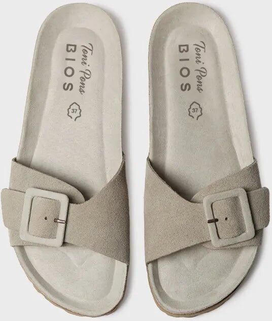 Toni Pons Dames BIO sandaal met gesp en kurken zool GLIDE-QT