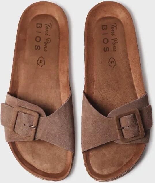 Toni Pons Dames BIO sandaal met gesp en kurken zool GLIDE-QT