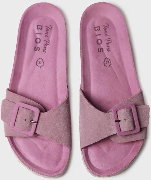 Toni Pons Dames BIO sandaal met gesp en kurken zool GLIDE-QT