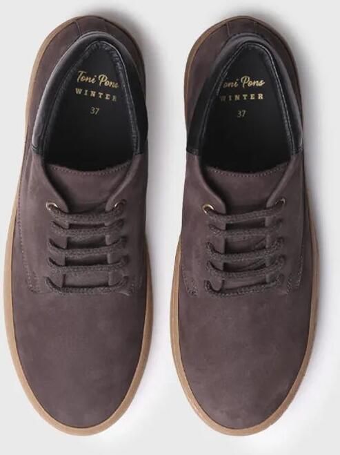 Toni Pons Dames enkellaarsjes met vetersluiting van nubuck leer SORTEREN