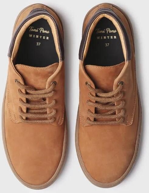 Toni Pons Dames enkellaarsjes met vetersluiting van nubuck leer SORTEREN