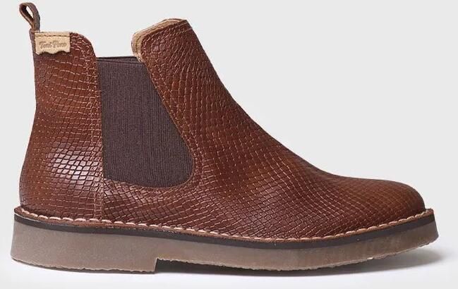 Toni Pons Dames enkellaarsjes van leer met slangenprint ISA-CC