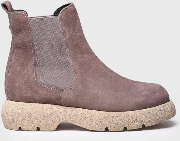 Toni Pons Dames enkellaarsjes van nubuck leer DAVINIA