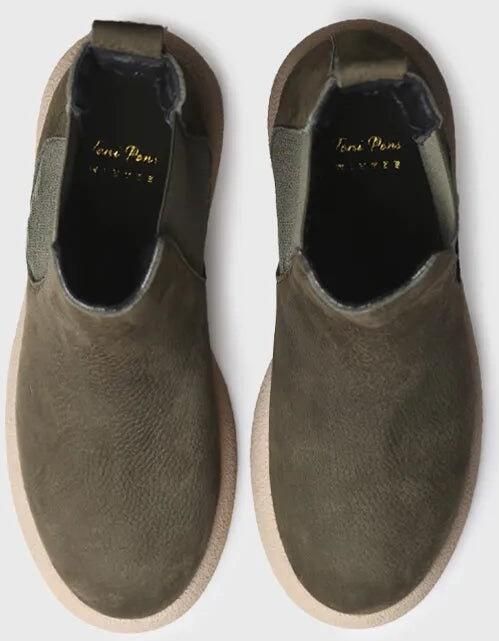 Toni Pons Dames enkellaarsjes van nubuck leer DAVINIA