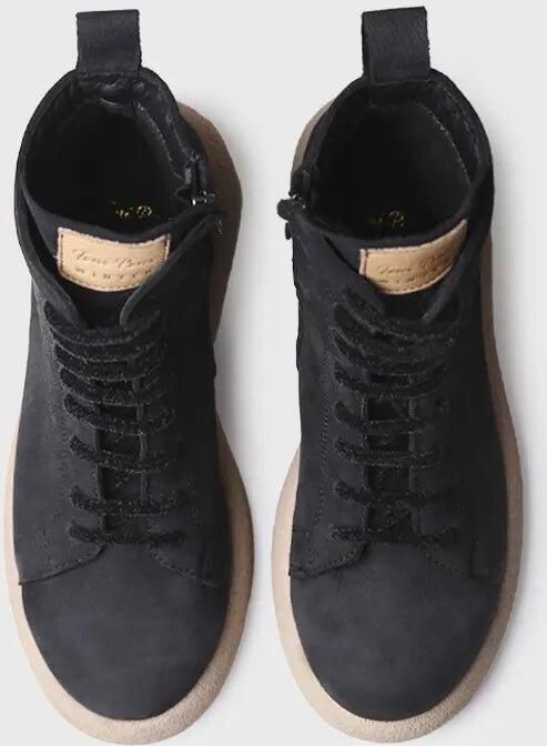 Toni Pons Dames enkellaarsjes van nubuck leer met veters DASHA