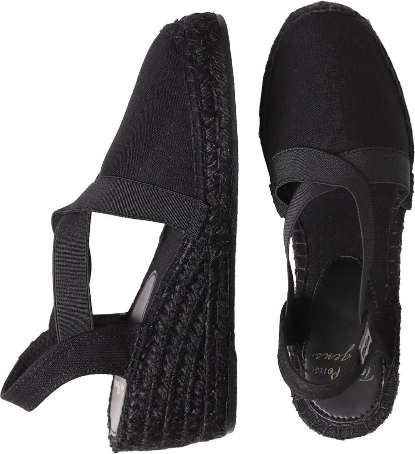 Toni Pons Dames espadrille met geverfde jute sleehak en elastiek FABI
