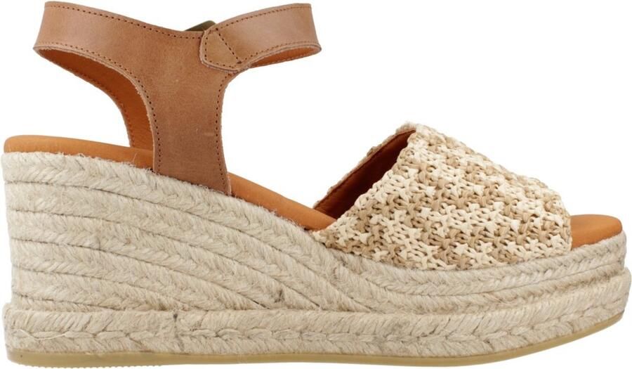 Toni Pons Dames espadrille met hoge sleehak van stof HANNA
