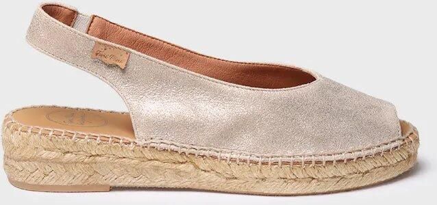 Toni Pons Dames espadrille met open neus van glanzend leer ERICA-AS