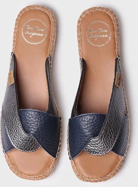 Toni Pons Dames espadrille zonder achterkant van leer JESS-BG