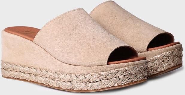 Toni Pons Dames espadrille zonder achterkant van suède PAULINA