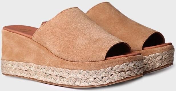 Toni Pons Dames espadrille zonder achterkant van suède PAULINA
