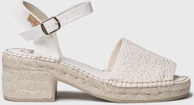 Toni Pons Dames espadrilles met lage hak en gehaakte details DOROTEA-AD