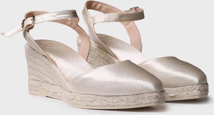 Toni Pons Dames espadrilles met satijnen sleehak MARGOT