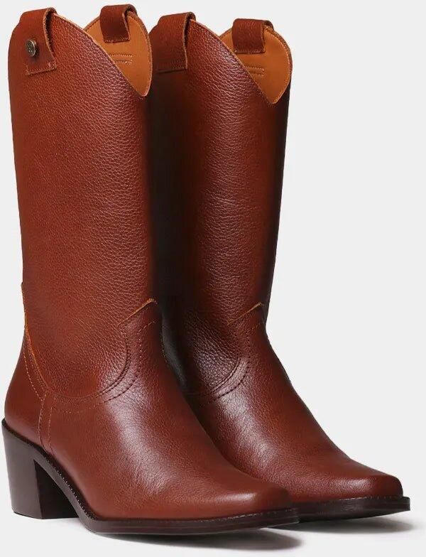 Toni Pons Dames leren cowboylaarzen met hak UBEDA