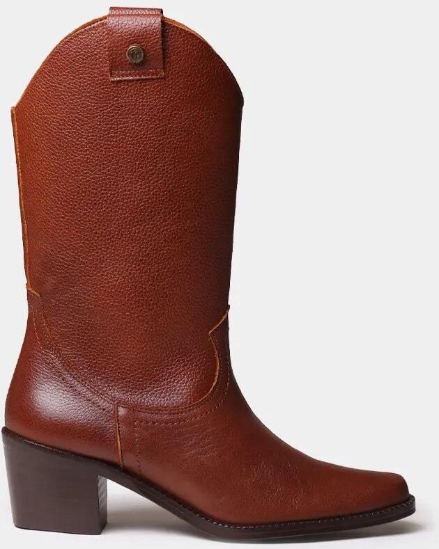 Toni Pons Dames leren cowboylaarzen met hak UBEDA