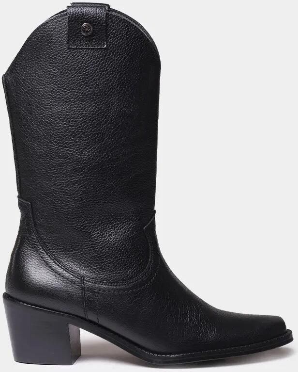 Toni Pons Dames leren cowboylaarzen met hak UBEDA