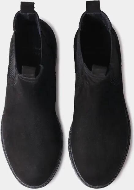 Toni Pons Dames leren enkellaarsjes met elastische zijpanelen CARLA-NL