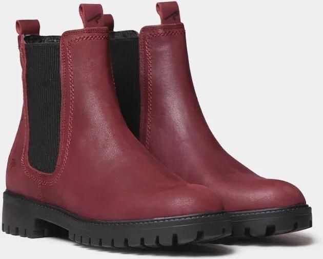 Toni Pons Dames leren enkellaarsjes met elastische zijpanelen CARLA-NL