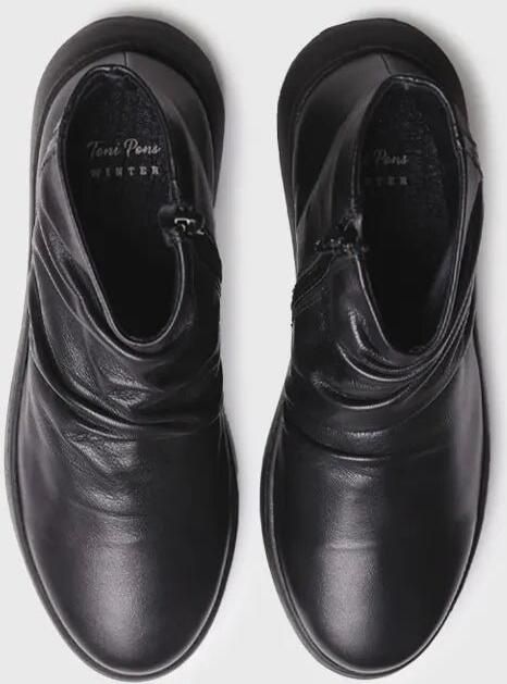 Toni Pons Dames leren enkellaarsjes met ritssluiting aan de zijkant PRETORIA