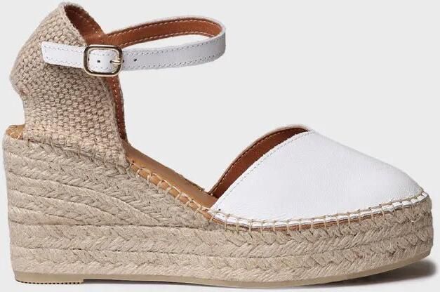 Toni Pons Dames leren espadrille met sleehak MAGDA-P