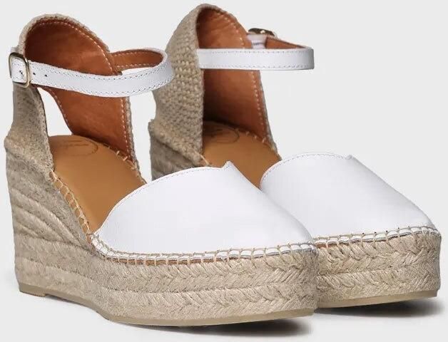 Toni Pons Dames leren espadrille met sleehak MAGDA-P