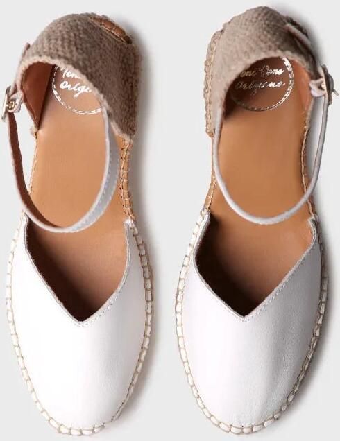 Toni Pons Dames leren espadrille met sleehak MAGDA-P