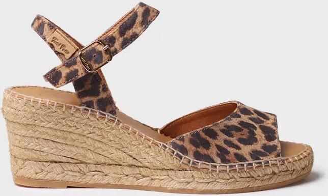 Toni Pons Dames leren espadrille met sleehak SIA-P