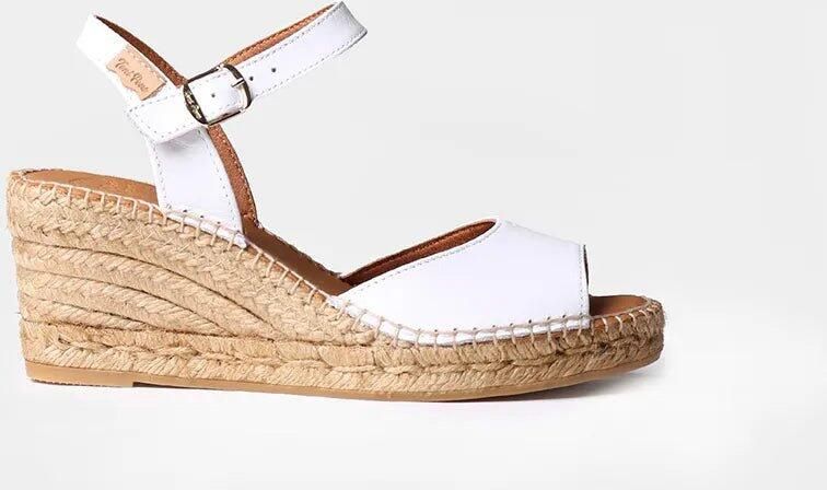 Toni Pons Dames leren espadrille met sleehak SIA-P